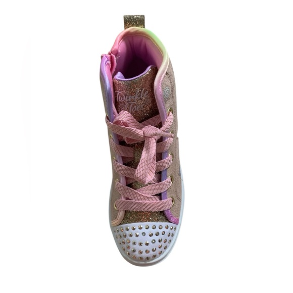 Skechers Twinkle Toes Kids Shoes - Pink - Picture 5 of 9